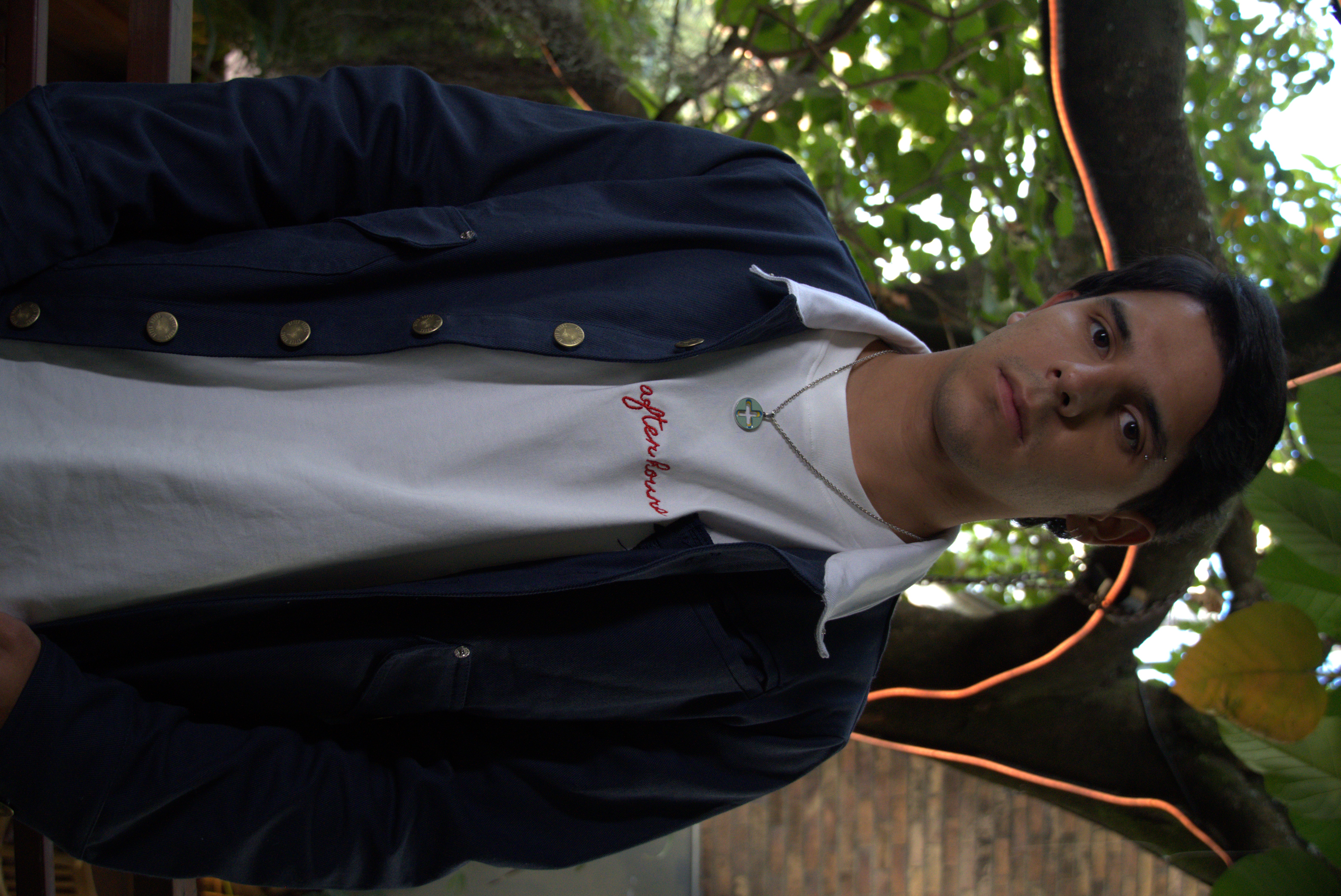 Chaqueta AH – Cuello Blanco