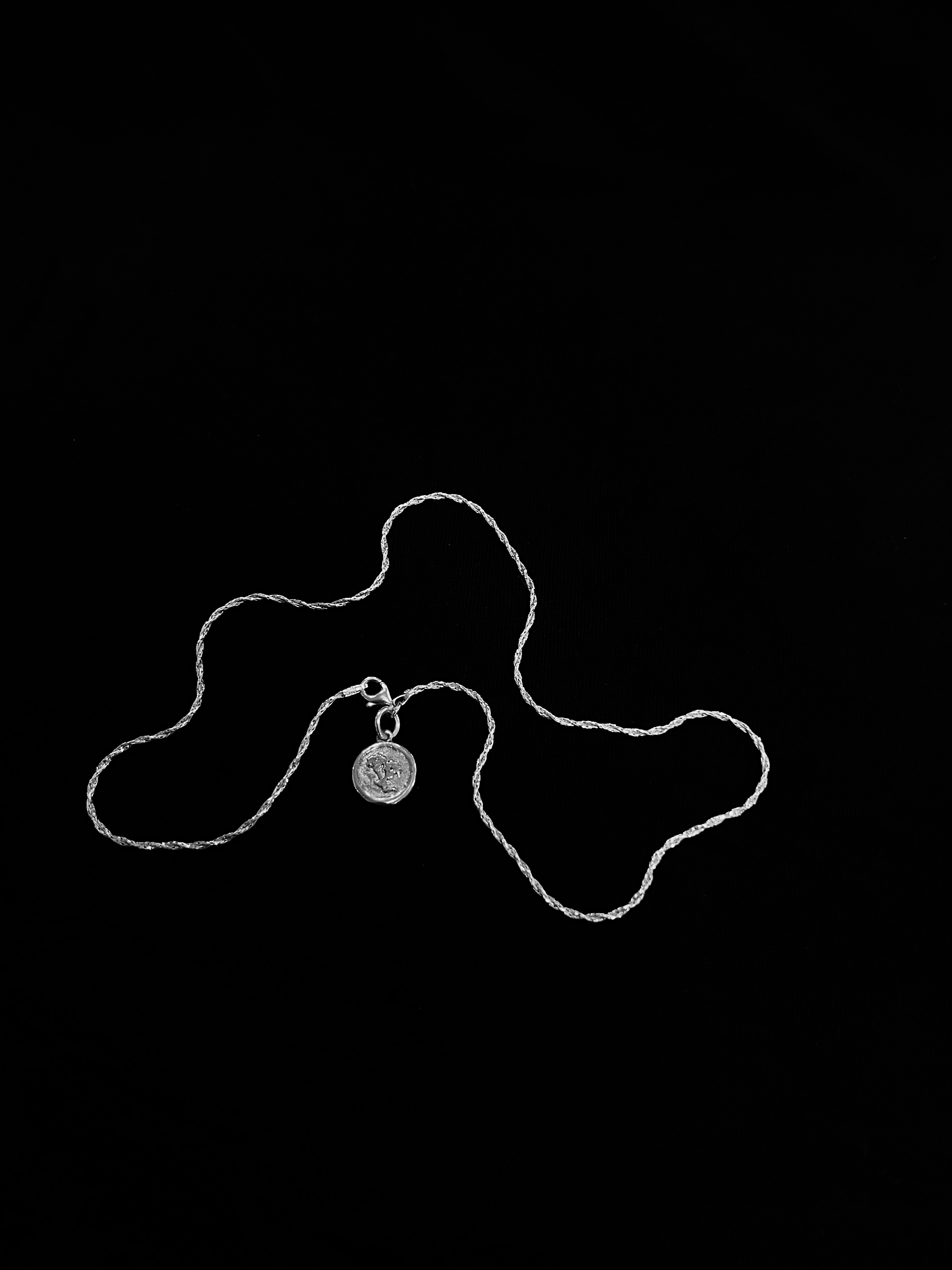 Collar Trenza De Plata